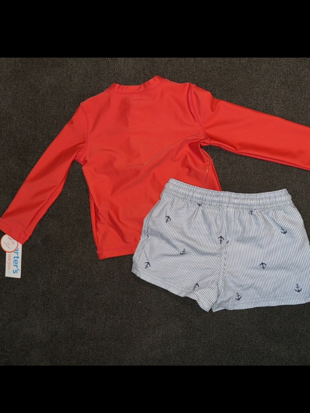 Baby Boy Swim 2 Piece Rash Guard Set - Picture 5 of 7